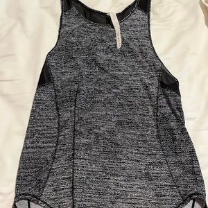 Lululemon tank thicker straps excellent for running